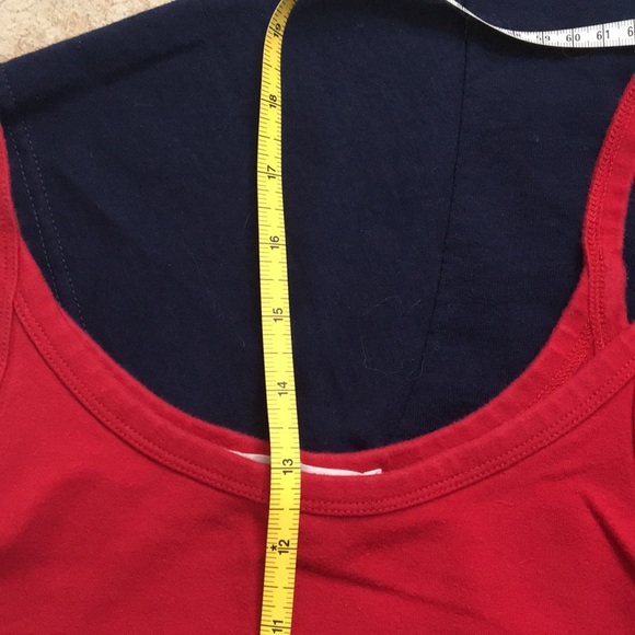 New York City Blue T-shirt Red camisole - Picture 6 of 7